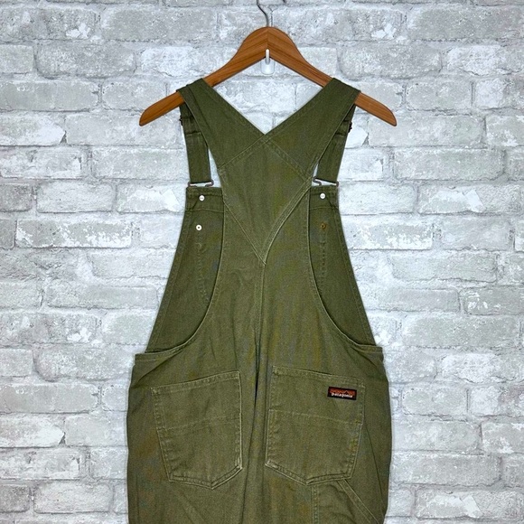 Woven Olive Green Women's Overalls Jumpsuit - Picture 8 of 15